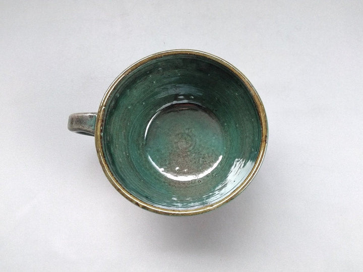 Blue rust Glazed sogi Soup Cup - Crafted By Shinji Akane