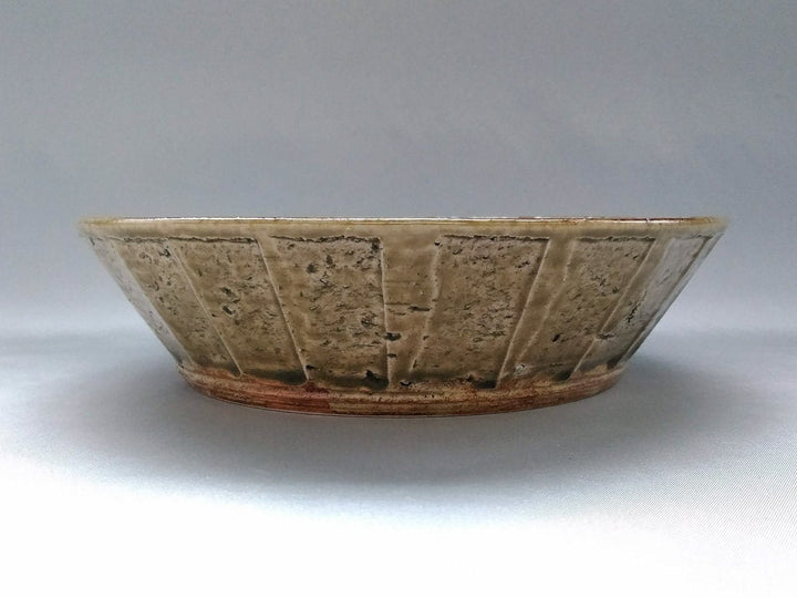 Yellow Ash Glazed Sogi 7-Sun Shallow Bowl - Crafted By Shinji Akane