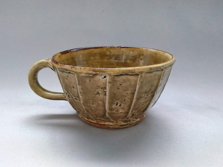 Yellow Ash Glazed Sogi Soup Cup - Crafted By Shinji Akane