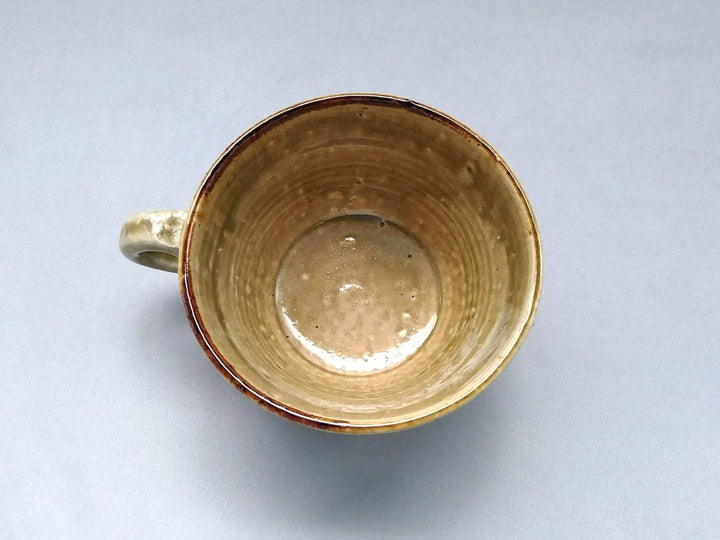 Yellow Ash Glazed Sogi Soup Cup - Crafted By Shinji Akane